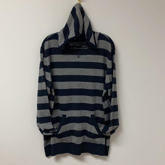 Paper Denim & Cloth Striped Hooded Sweater Size XL - Picture 2 of 11